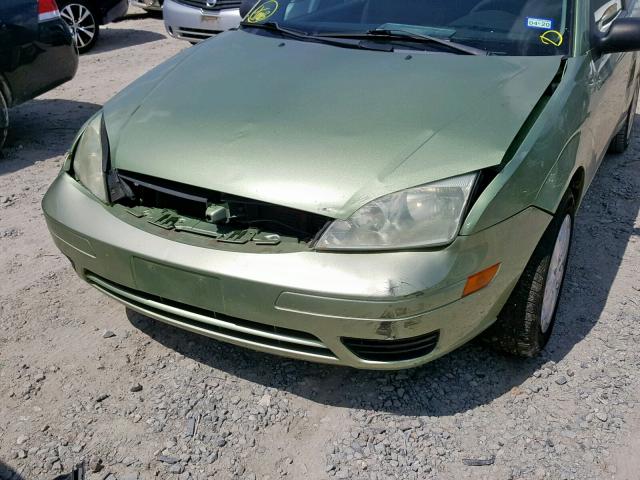 1FAFP31N37W112919 - 2007 FORD FOCUS ZX3 GREEN photo 9