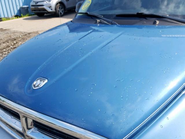 1D7HL38K74S766454 - 2004 DODGE DAKOTA QUA BLUE photo 9