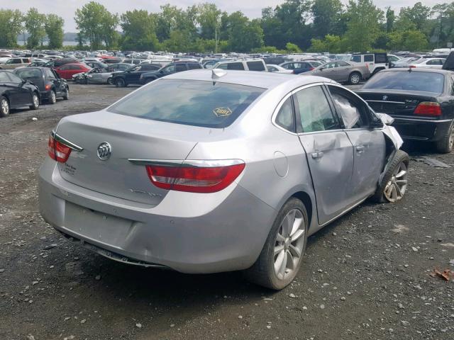 1G4PR5SKXF4105576 - 2015 BUICK VERANO CON SILVER photo 4