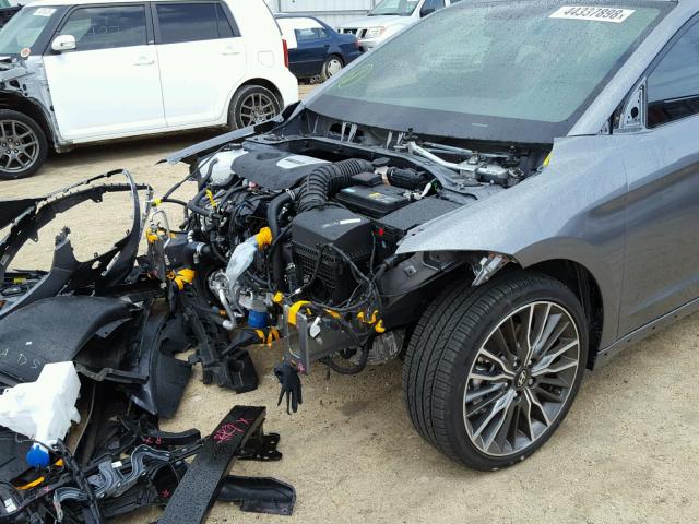 KMHD04LB4JU598024 - 2018 HYUNDAI ELANTRA SP GRAY photo 10