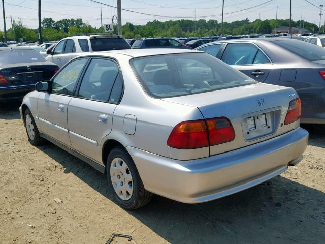 2HGEJ6616YH548602 - 2000 HONDA CIVIC BASE SILVER photo 3