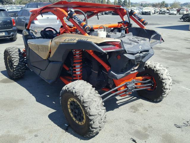 3JBVXAW28HK000061 - 2017 CAN-AM MAVERICK X ORANGE photo 3