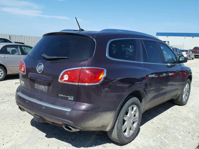 5GAER23099J126033 - 2009 BUICK ENCLAVE CX BURGUNDY photo 4