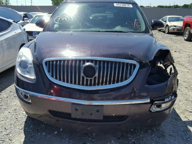 5GAER23099J126033 - 2009 BUICK ENCLAVE CX BURGUNDY photo 9