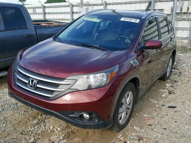 5J6RM3H79CL024566 - 2012 HONDA CR-V EXL RED photo 2