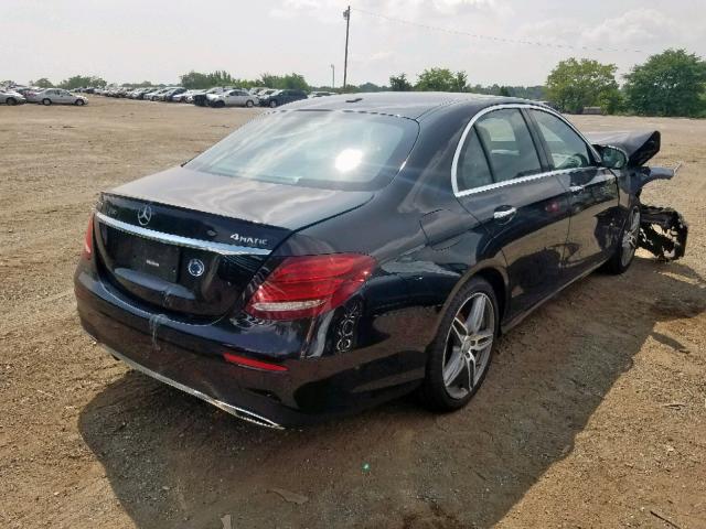 WDDZF4KB4HA102621 - 2017 MERCEDES-BENZ E 300 4MAT BLACK photo 4