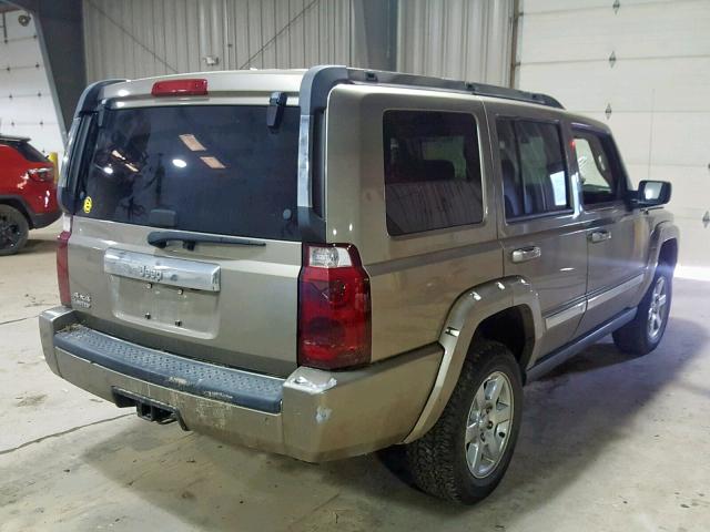 1J8HG58N56C302864 - 2006 JEEP COMMANDER TAN photo 4
