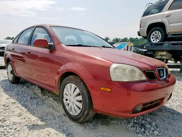 KL5JD56Z35K119593 - 2005 SUZUKI FORENZA S RED photo 1