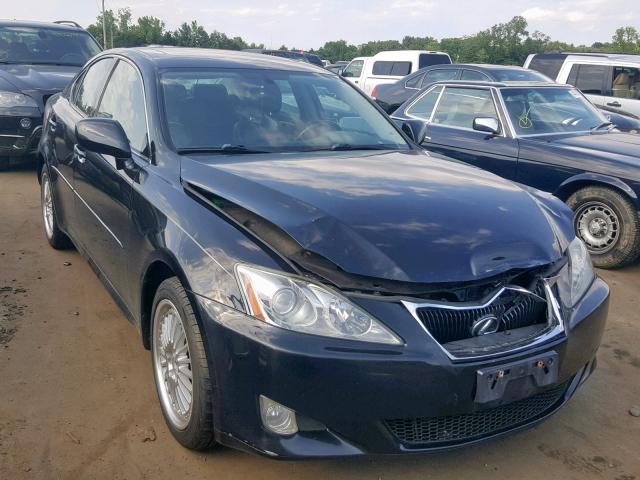 JTHCK262682024586 - 2008 LEXUS IS 250 BLACK photo 1