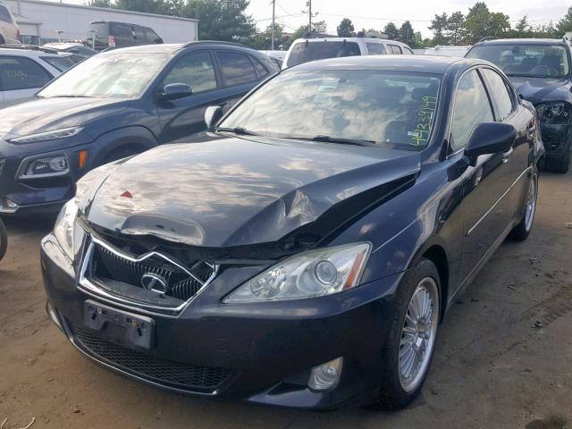 JTHCK262682024586 - 2008 LEXUS IS 250 BLACK photo 2