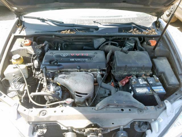 4T1BE32K22U533419 - 2002 TOYOTA CAMRY LE GRAY photo 7