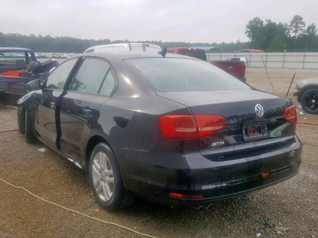 3VW2K7AJ6FM203917 - 2015 VOLKSWAGEN JETTA BASE 黑色 照片 3