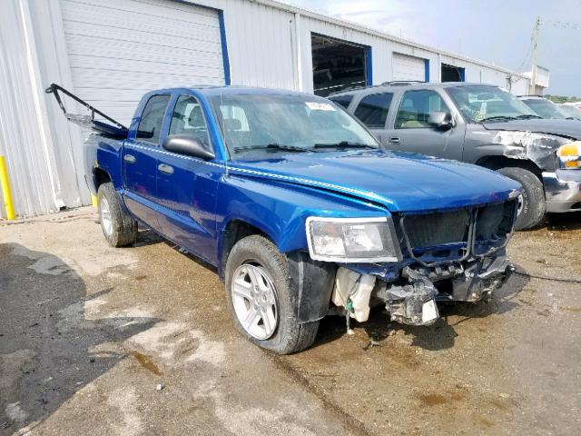 1D7CE3GK0AS217325 - 2010 DODGE DAKOTA SXT BLUE photo 1