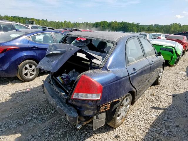 KNAFE121475436500 - 2007 KIA SPECTRA EX BLUE photo 4