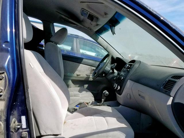 KNAFE121475436500 - 2007 KIA SPECTRA EX BLUE photo 5