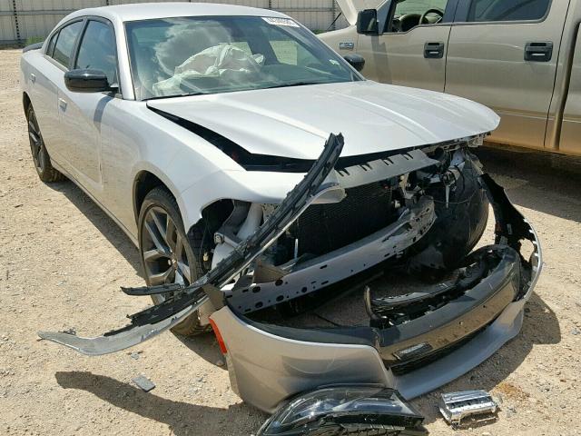 2C3CDXBG3KH615388 - 2019 DODGE CHARGER SX SILVER photo 1