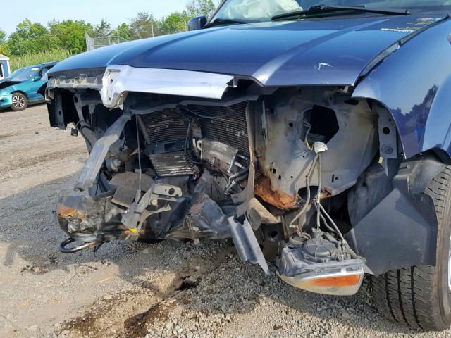 5LMFU28R74LJ29573 - 2004 LINCOLN NAVIGATOR BLUE photo 9