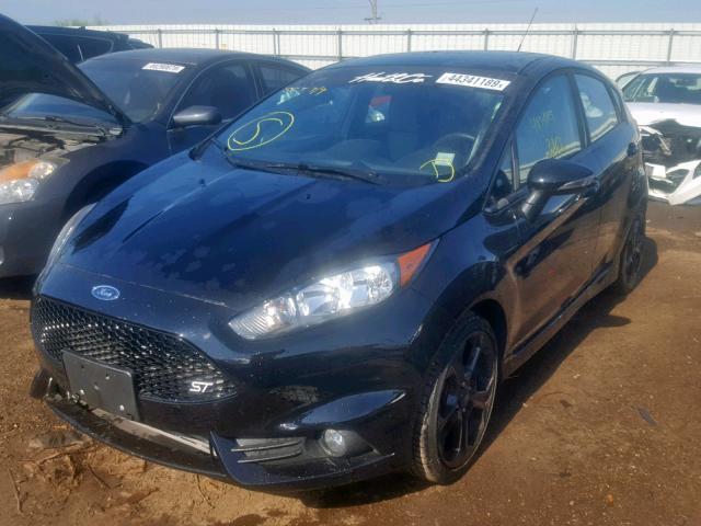 3FADP4GX1HM153881 - 2017 FORD FIESTA ST BLACK photo 2