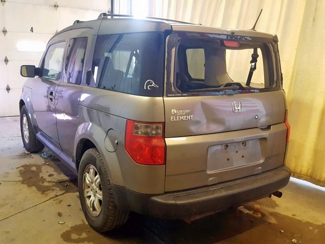 5J6YH28708L010802 - 2008 HONDA ELEMENT EX BROWN photo 3