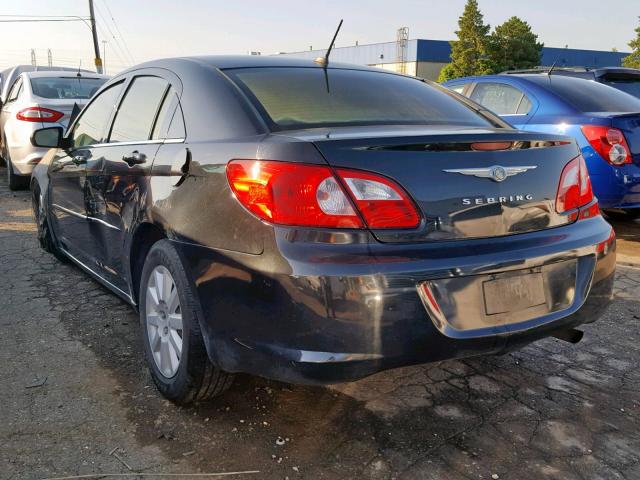 1C3LC46K18N284617 - 2008 CHRYSLER SEBRING LX BLACK photo 3