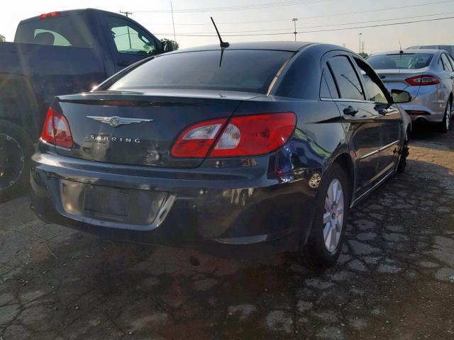 1C3LC46K18N284617 - 2008 CHRYSLER SEBRING LX BLACK photo 4