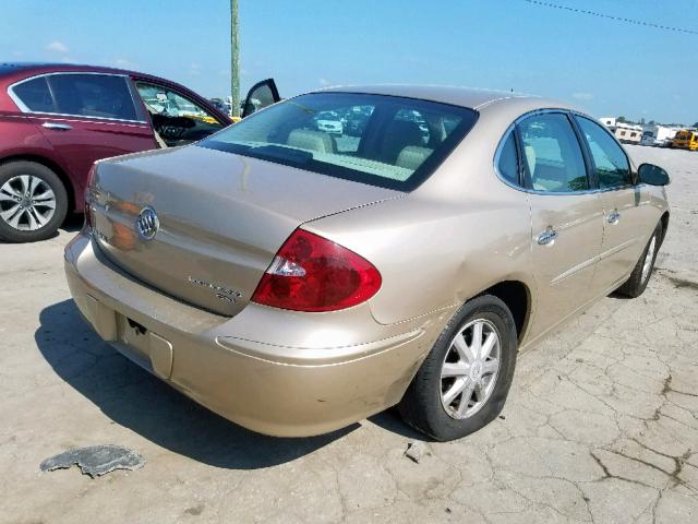 2G4WD532951265712 - 2005 BUICK LACROSSE C GOLD photo 4