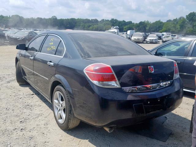 1G8ZS57B58F197577 - 2008 SATURN AURA XE BLACK photo 3