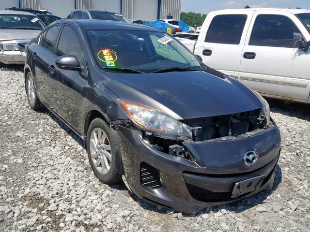 JM1BL1V71C1692408 - 2012 MAZDA 3 I GRAY photo 1