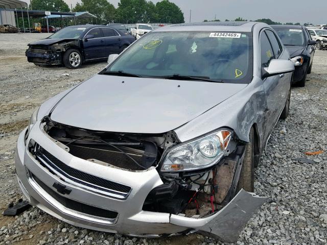 1G1ZG5E73CF287947 - 2012 CHEVROLET MALIBU LTZ ვერცხლისფერი ფოტო 2