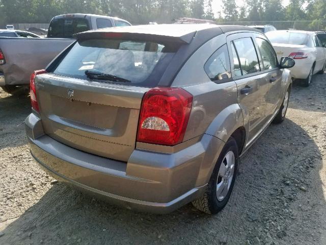 1B3HB28B98D751831 - 2008 DODGE CALIBER GOLD photo 4