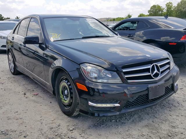 WDDGF4HB0EA957293 - 2014 MERCEDES-BENZ C 250 BLACK photo 1