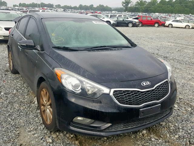 KNAFX4A88F5262178 - 2015 KIA FORTE EX BLACK photo 1