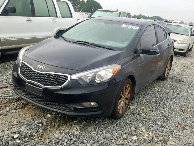 KNAFX4A88F5262178 - 2015 KIA FORTE EX BLACK photo 2