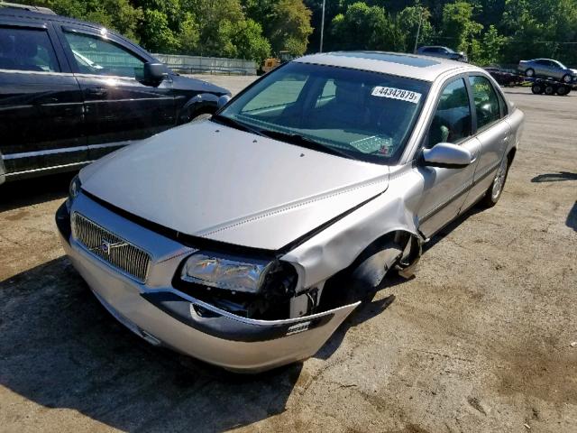 YV1TS90D211208935 - 2001 VOLVO S80 T6 SILVER photo 2