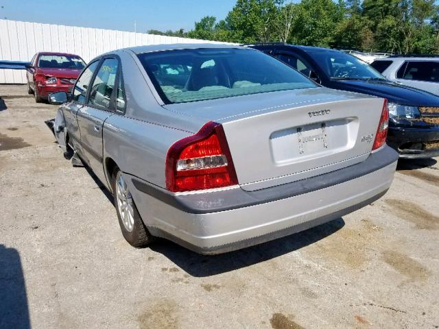 YV1TS90D211208935 - 2001 VOLVO S80 T6 SILVER photo 3