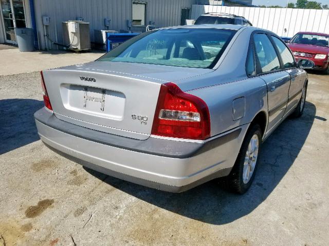 YV1TS90D211208935 - 2001 VOLVO S80 T6 SILVER photo 4