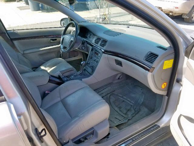 YV1TS90D211208935 - 2001 VOLVO S80 T6 SILVER photo 5