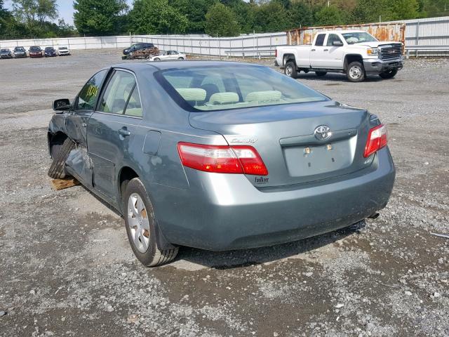 4T1BE46K57U628807 - 2007 TOYOTA CAMRY NEW GREEN photo 3