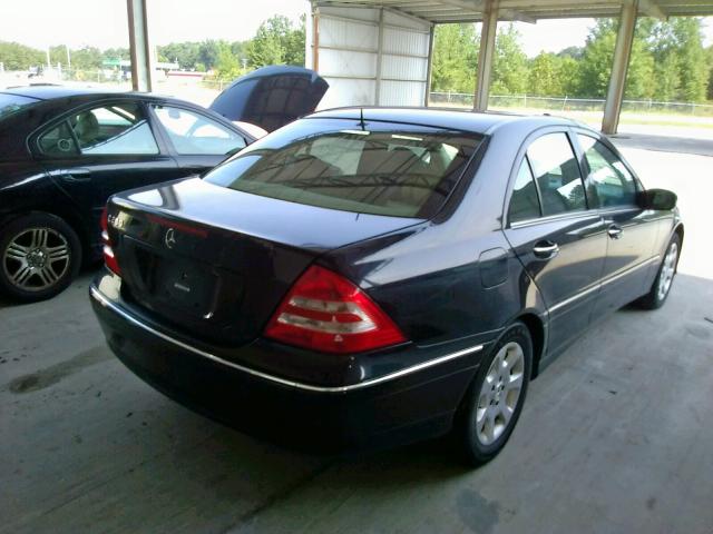 WDBRF54H46A828721 - 2006 MERCEDES-BENZ C 280 BLACK photo 4