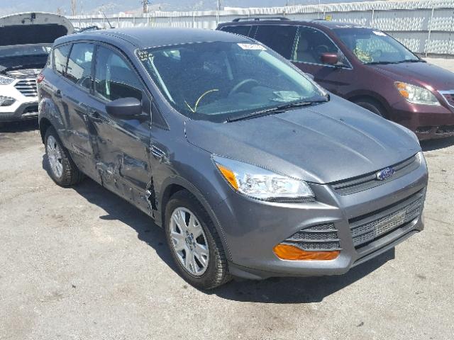 1FMCU0F76EUD09537 - 2014 FORD ESCAPE S GRAY photo 1