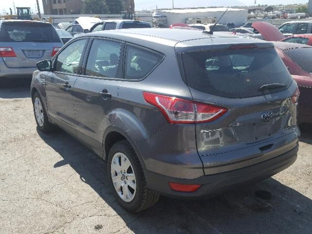 1FMCU0F76EUD09537 - 2014 FORD ESCAPE S GRAY photo 3