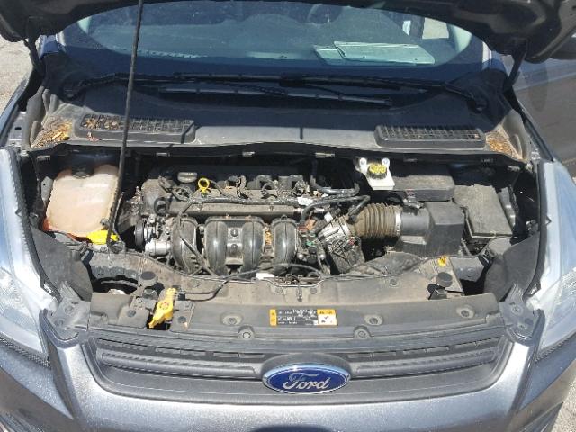 1FMCU0F76EUD09537 - 2014 FORD ESCAPE S GRAY photo 7