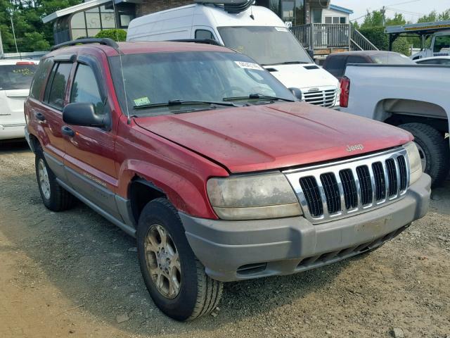 1J4GW48S12C221550 - 2002 JEEP GRAND CHER RED photo 1