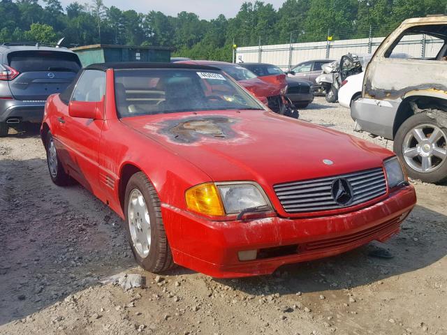 WDBFA66E6NF054659 - 1992 MERCEDES-BENZ 500 SL RED photo 1