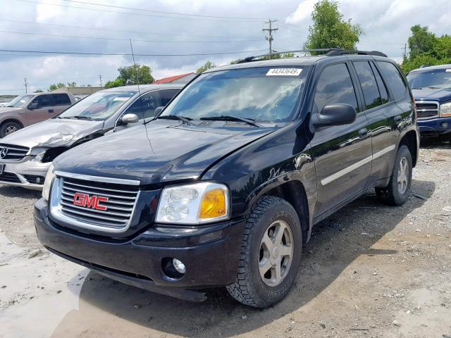 1GKDT13S082205639 - 2008 GMC ENVOY BLACK photo 2