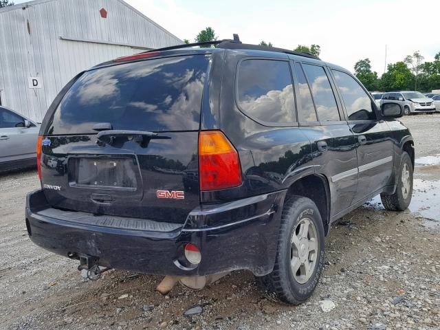 1GKDT13S082205639 - 2008 GMC ENVOY BLACK photo 4