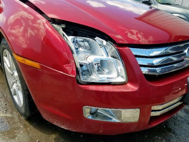 3FAHP08116R189865 - 2006 FORD FUSION SEL RED photo 9