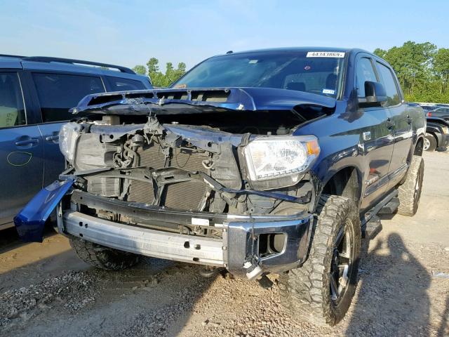 5TFDW5F1XFX478097 - 2015 TOYOTA TUNDRA CRE BLUE photo 2