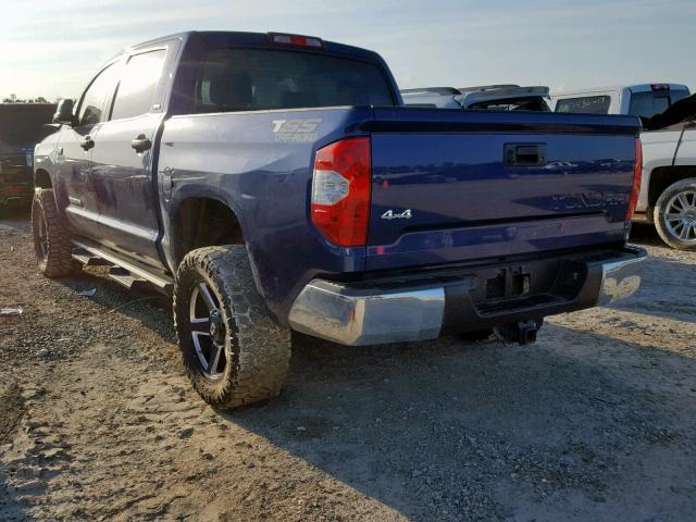 5TFDW5F1XFX478097 - 2015 TOYOTA TUNDRA CRE BLUE photo 3