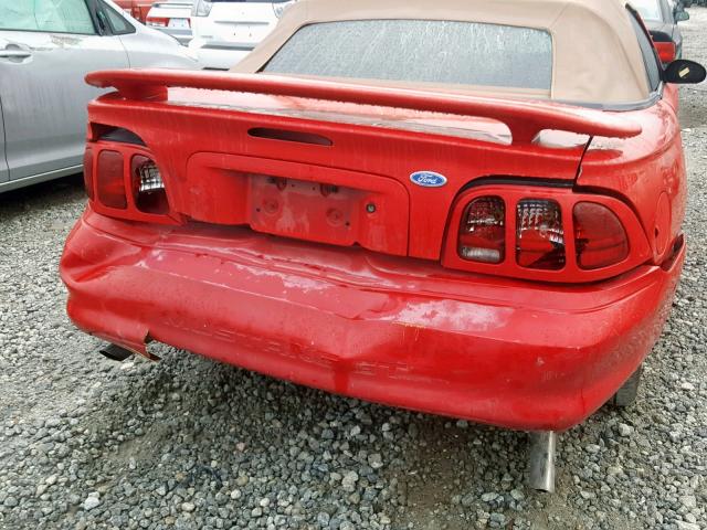 1FALP45X3VF127681 - 1997 FORD MUSTANG GT RED photo 9